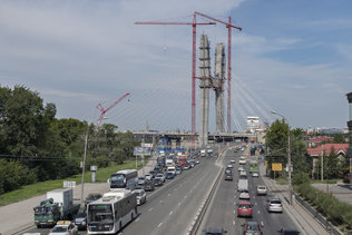 Четвёртый автомобильный мост Новосибирска с вантами