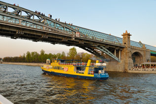Пушкинский мост в Парке Горького