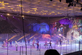 Щелкунчик и Мышиный король в ледовом дворце спорта "Сибирь"