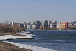 Новосибирск в апреле