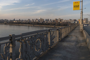 Октябрьский (коммунальный) мост в Новосибирске