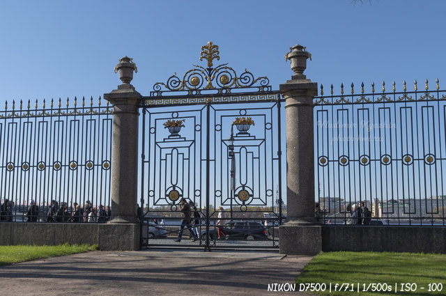 Ворота Летнего сада в Санкт-Петербурге