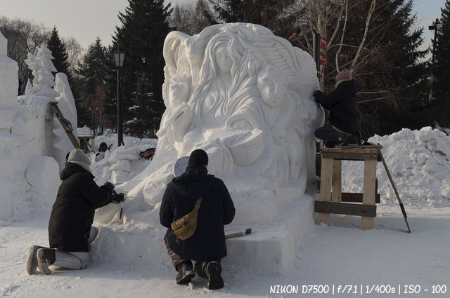 Фестиваль снежной скульптуры 2022 года - Мотивы Сибири