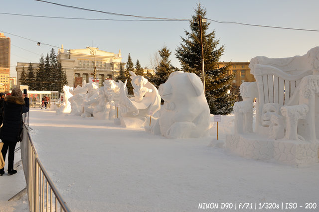 XIX Сибирский фестиваль снежной скульптуры