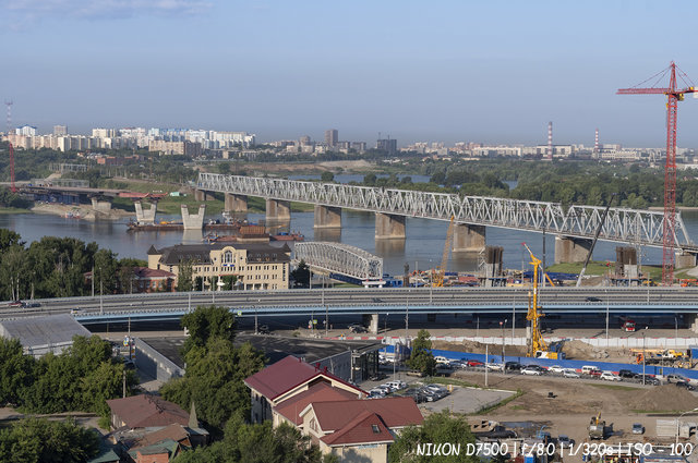 Строительство четвертого моста в Новосибирске